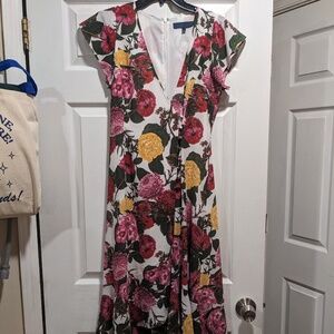 RACHEL Rachel Roy Pink Floral Dress women's size 2
